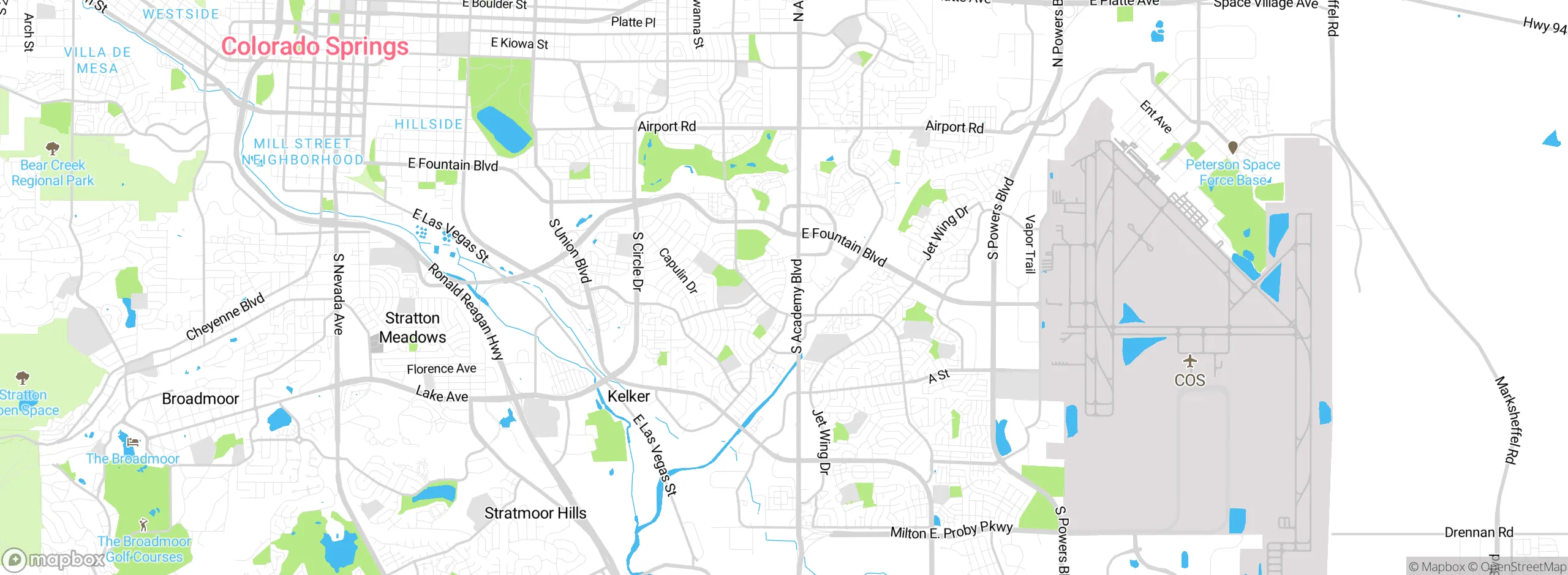 Map showing approximate location