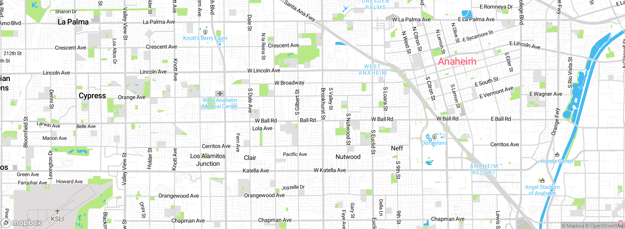 Map showing approximate location