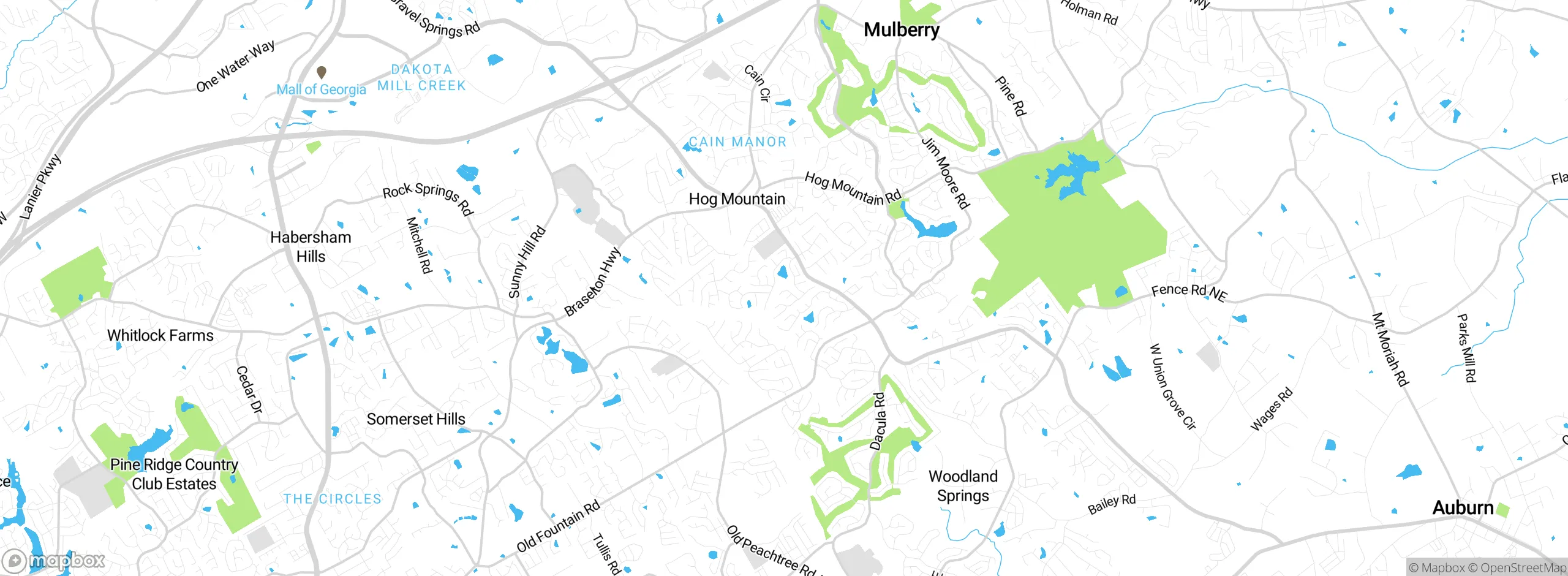 Map showing approximate location