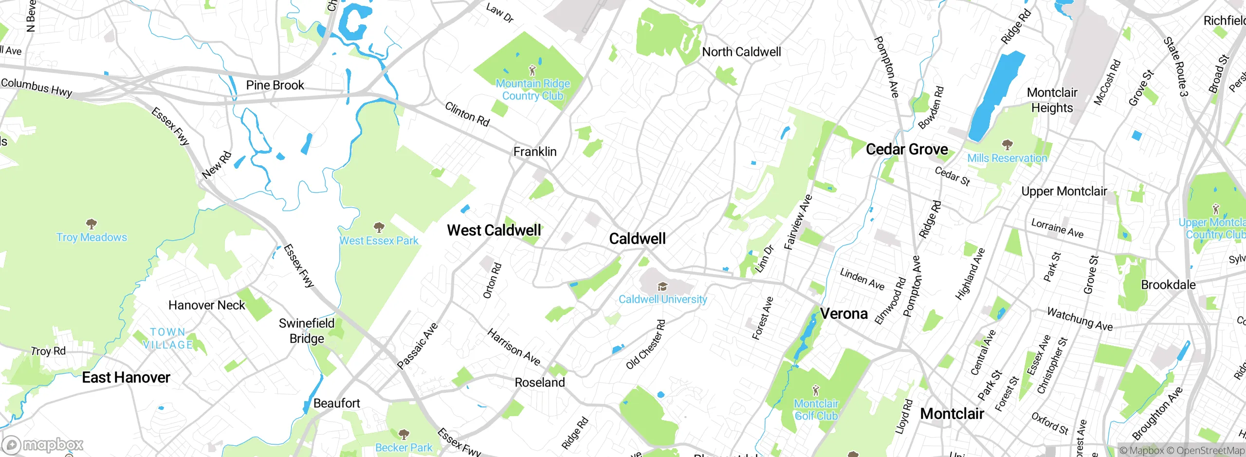 Map showing approximate location