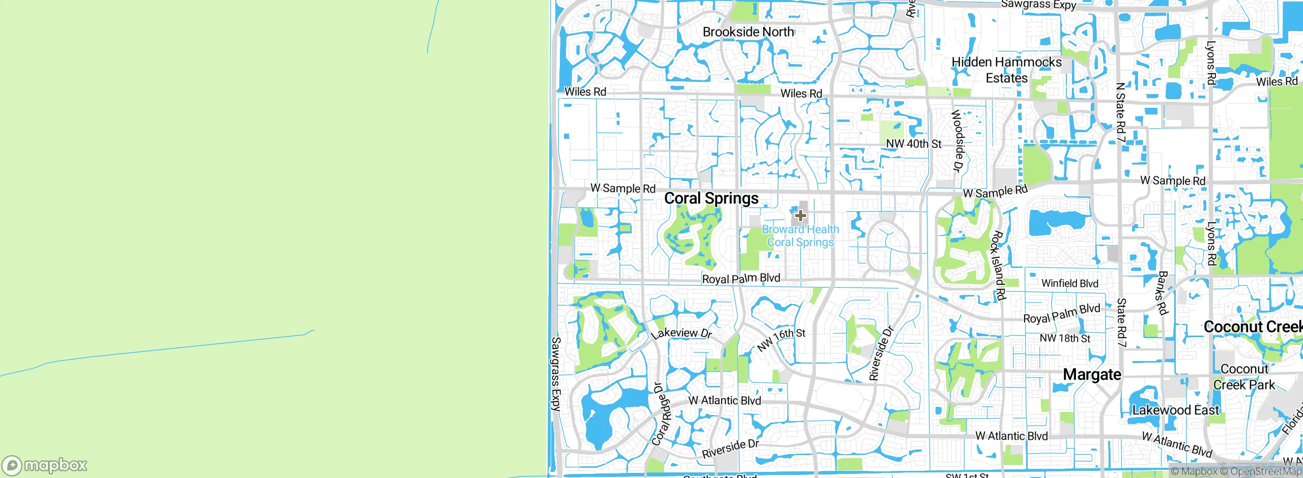 Map showing approximate location