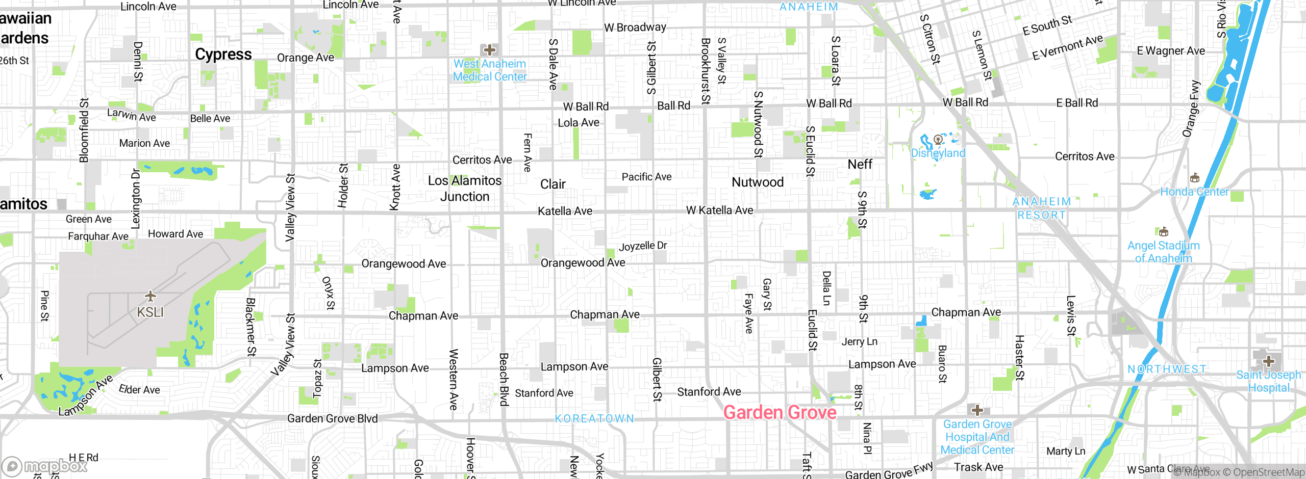 Map showing approximate location