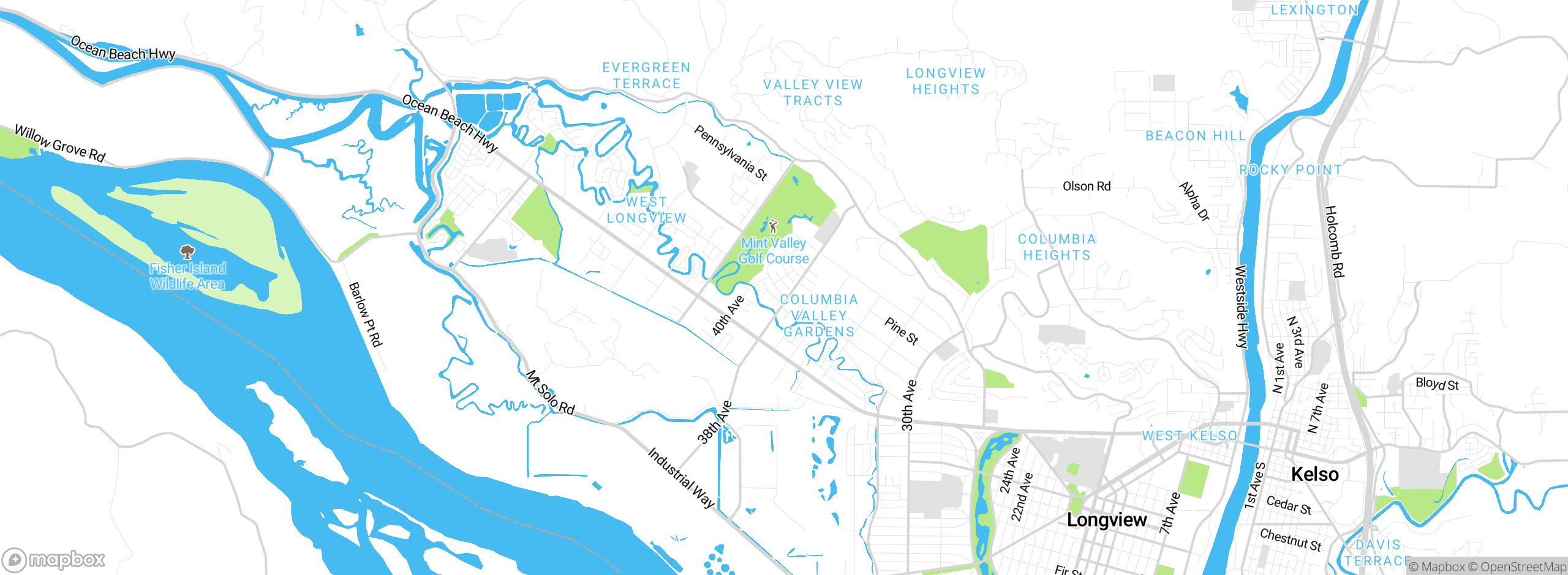 Map showing approximate location