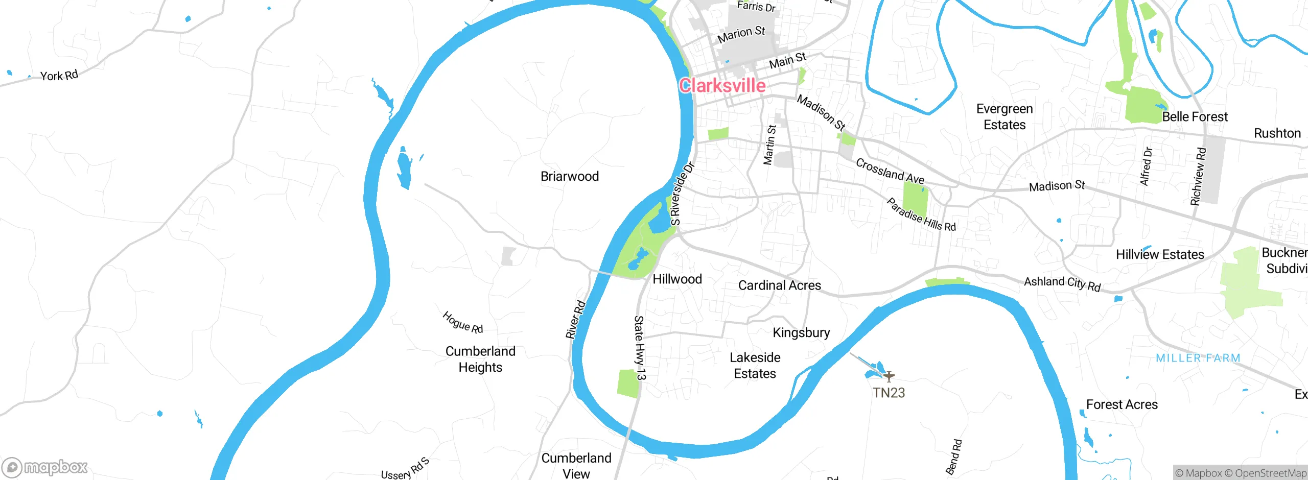 Map showing approximate location