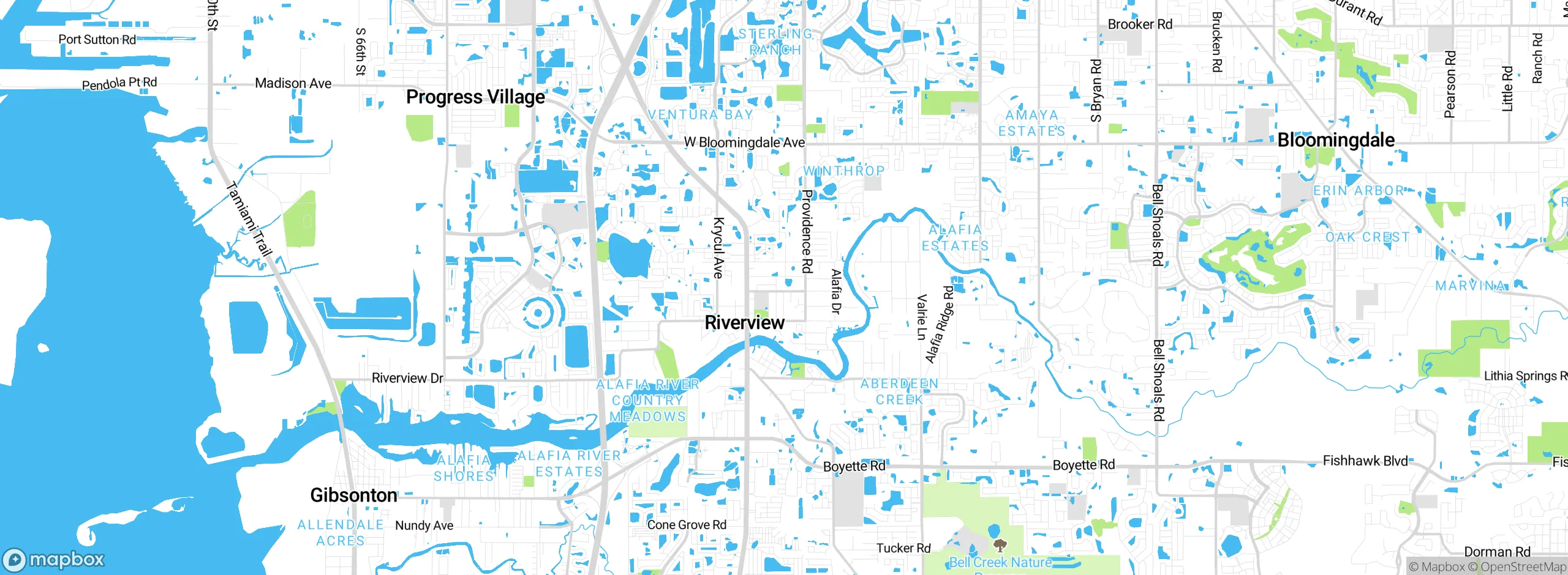 Map showing approximate location