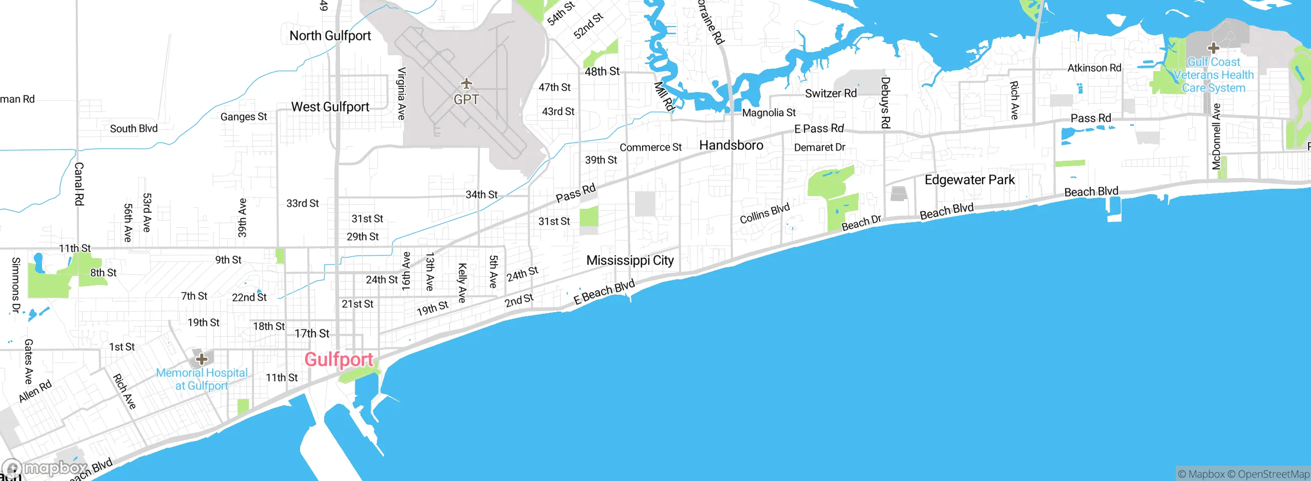 Map showing approximate location