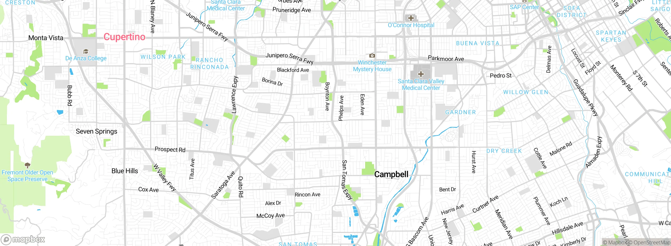 Map showing approximate location