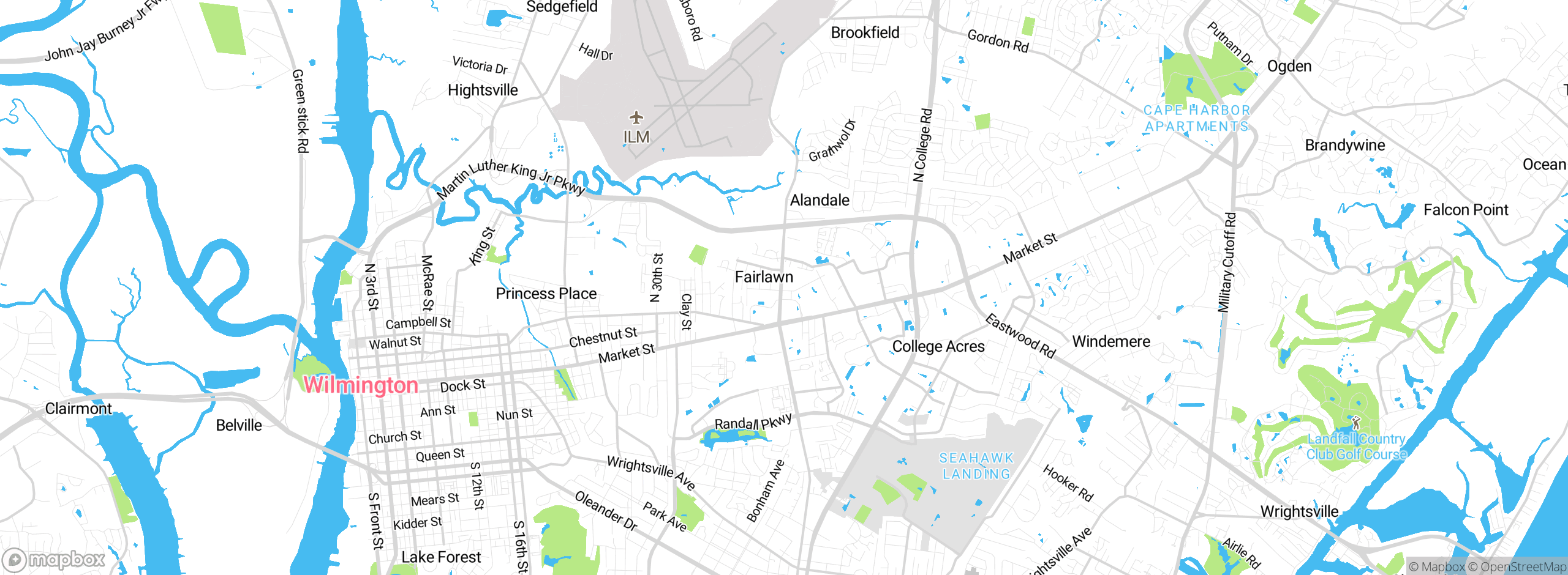 Map showing approximate location
