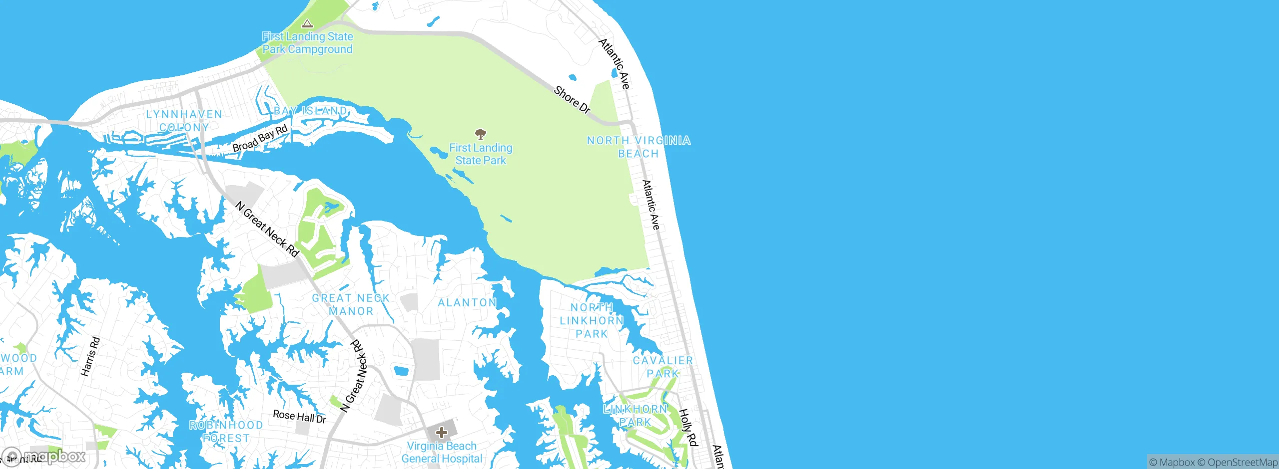 Map showing approximate location