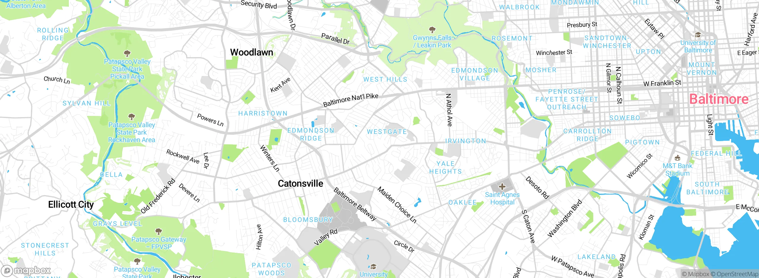 Map showing approximate location