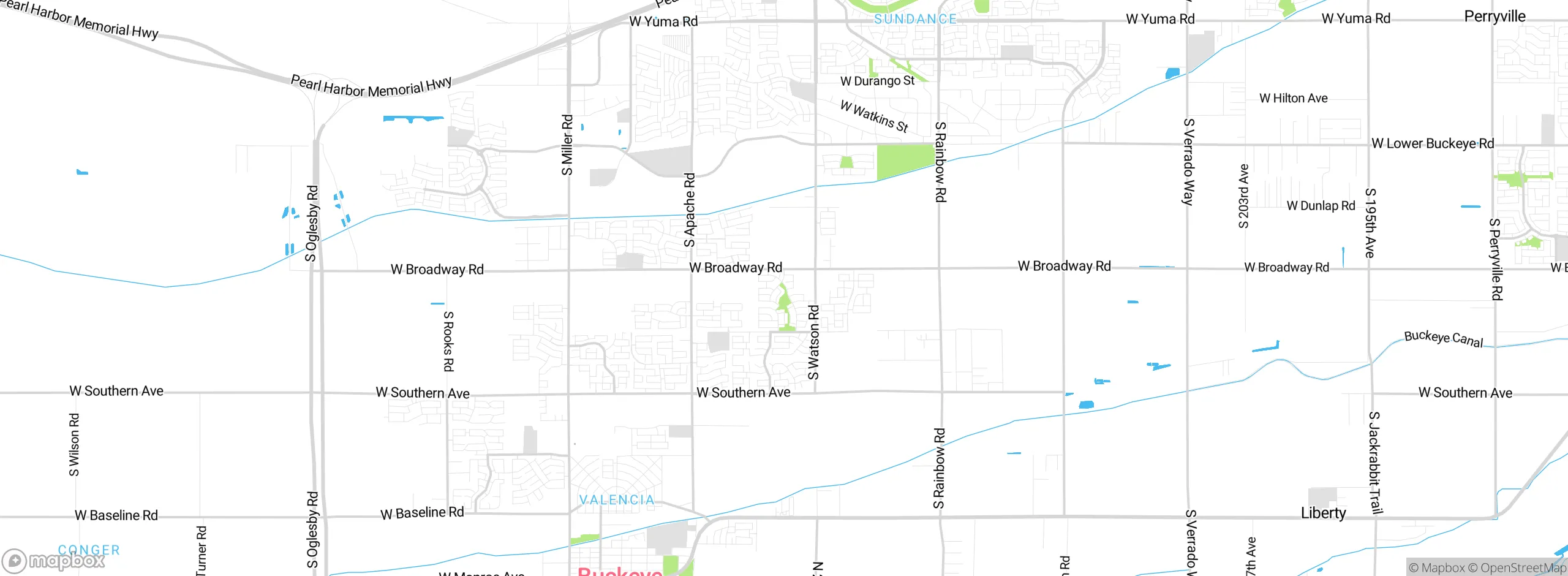 Map showing approximate location