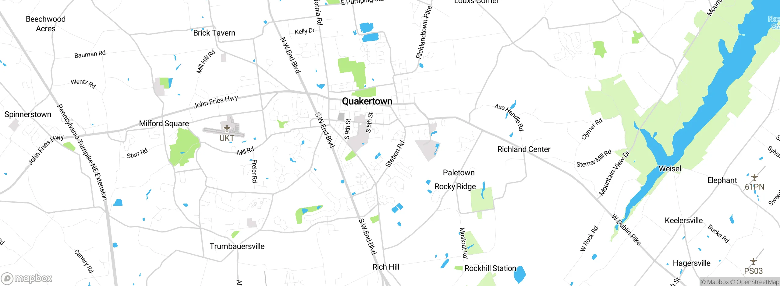 Map showing approximate location