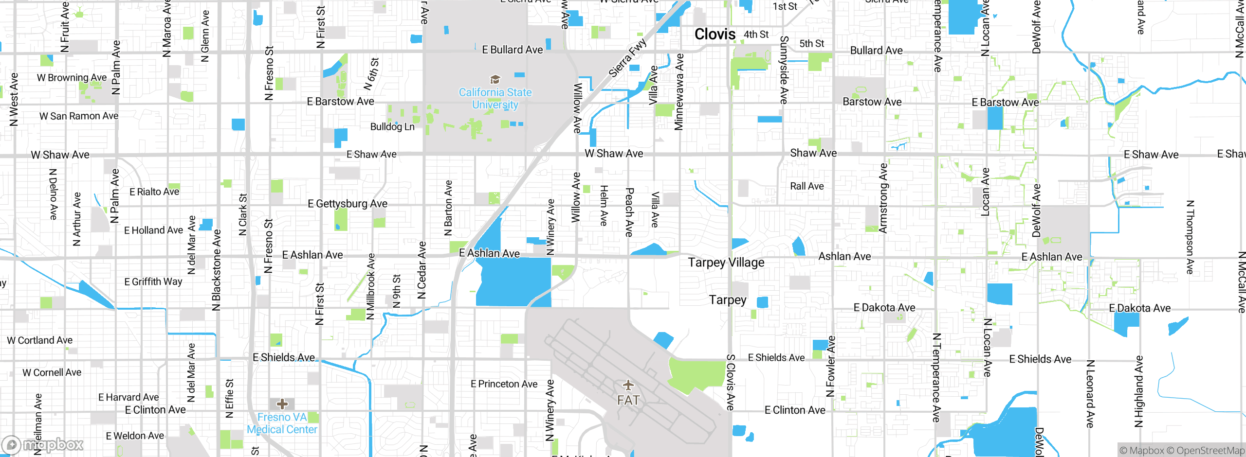 Map showing approximate location
