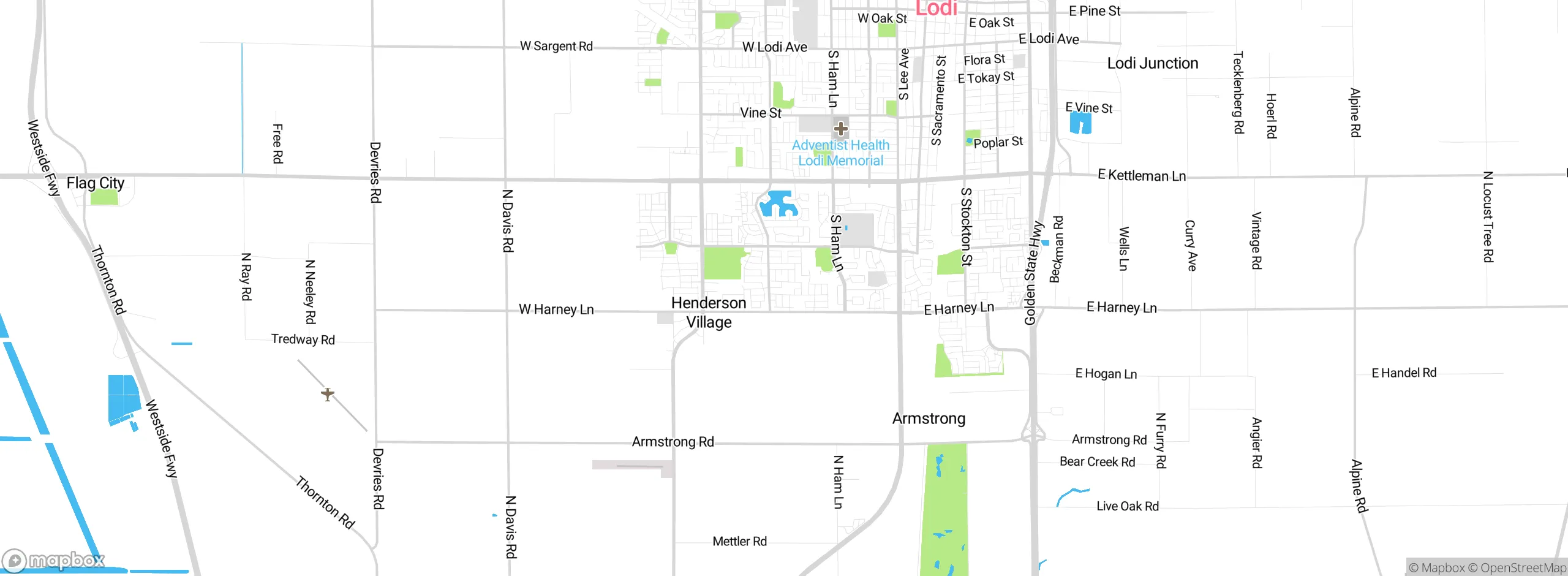 Map showing approximate location