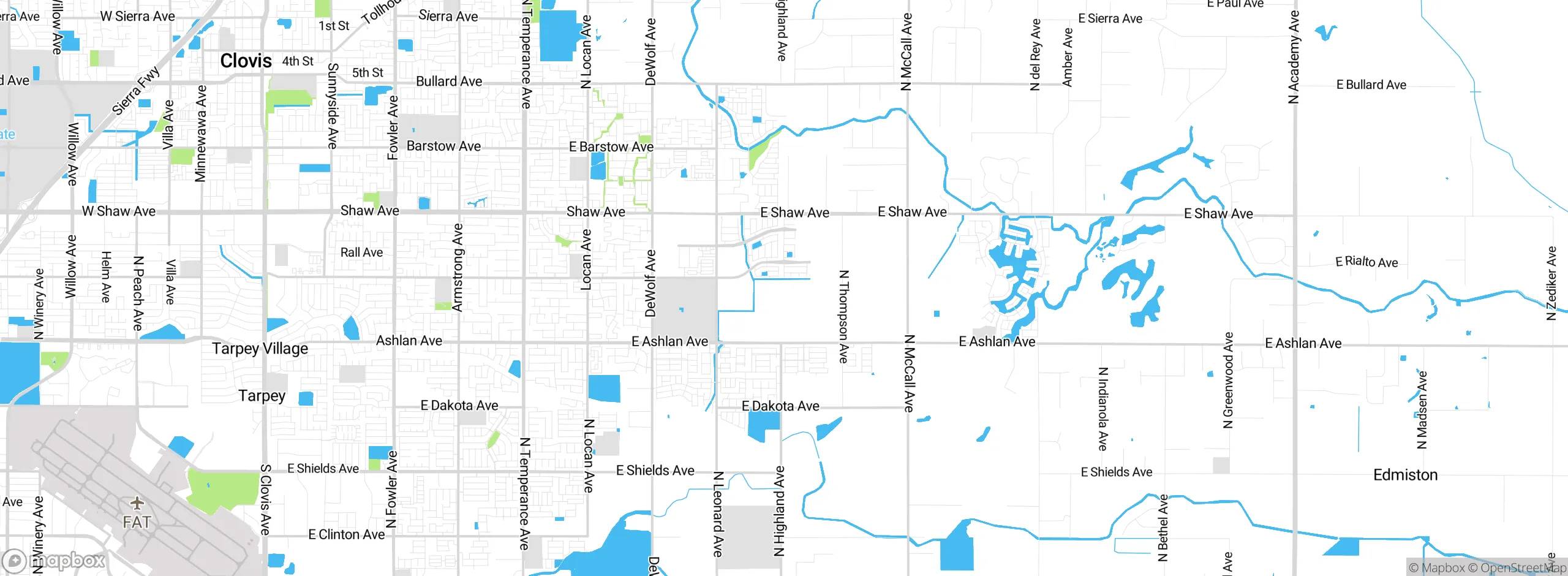 Map showing approximate location