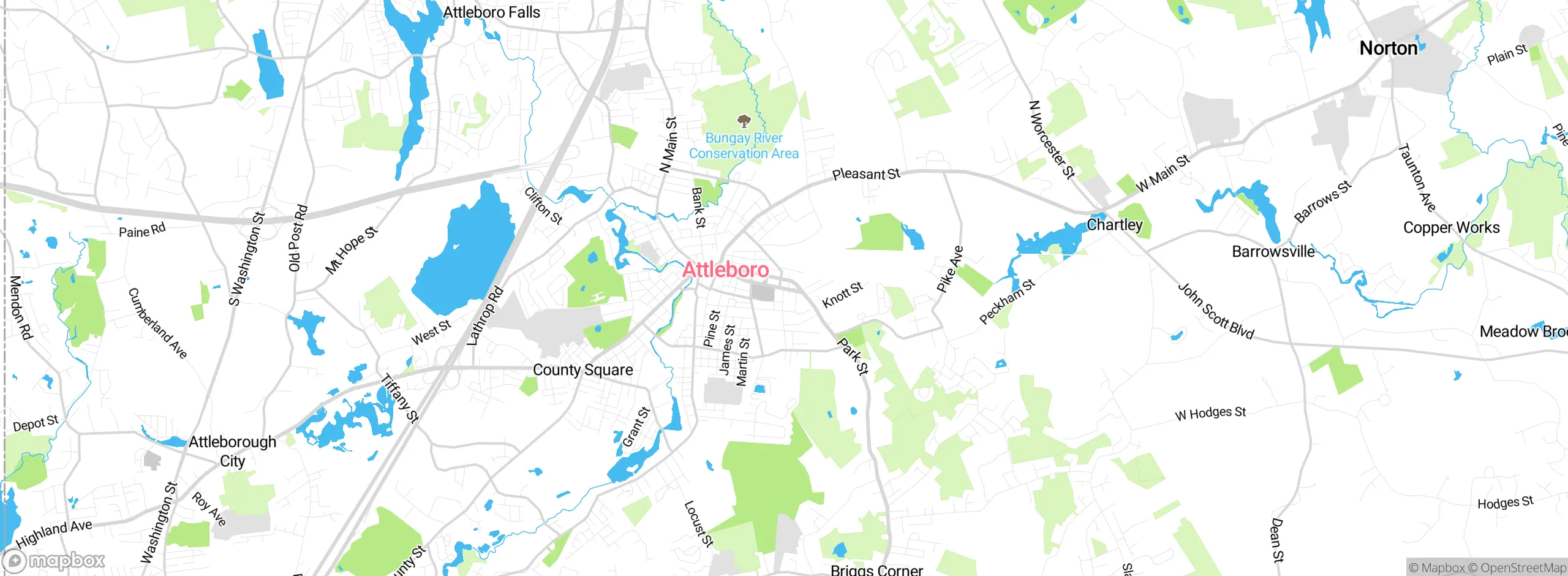 Map showing approximate location