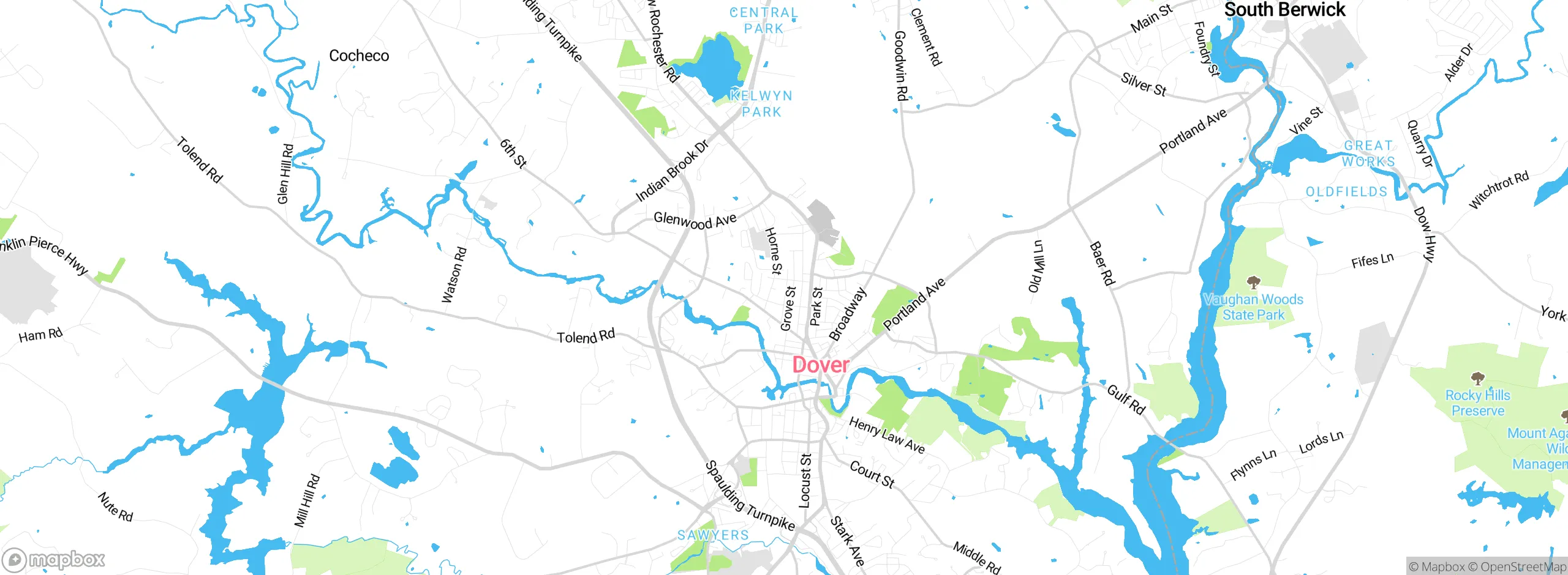 Map showing approximate location