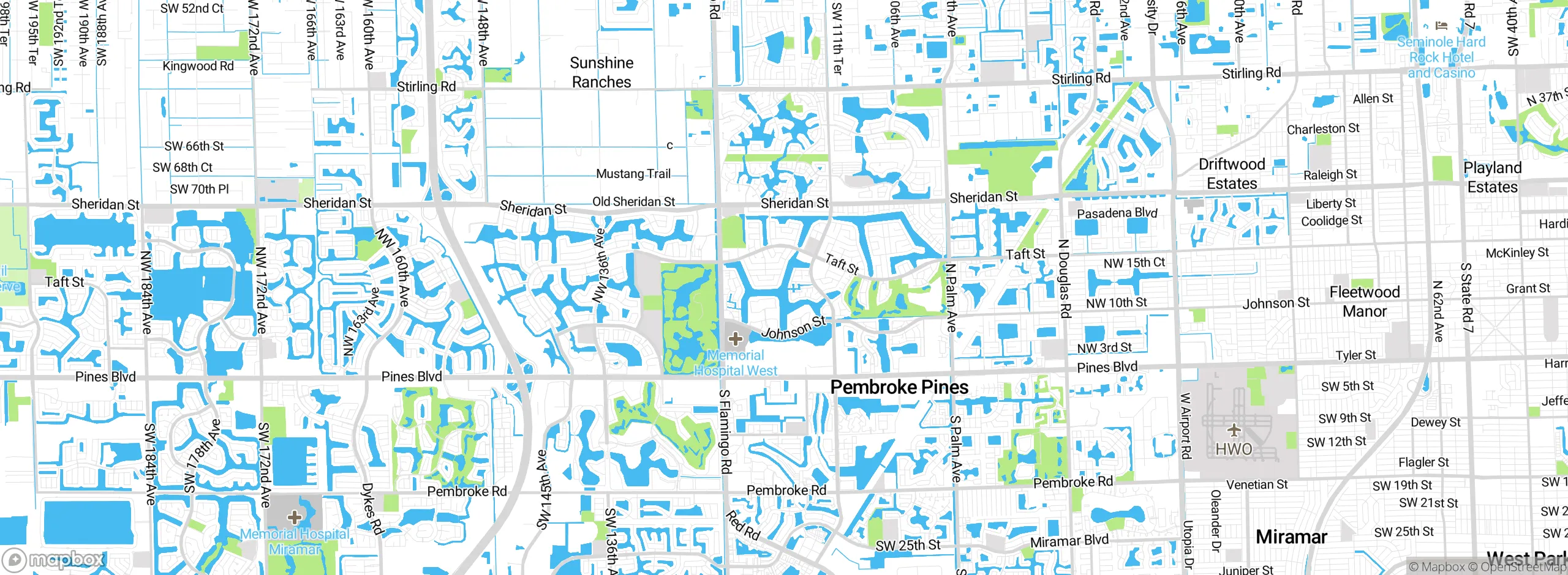 Map showing approximate location