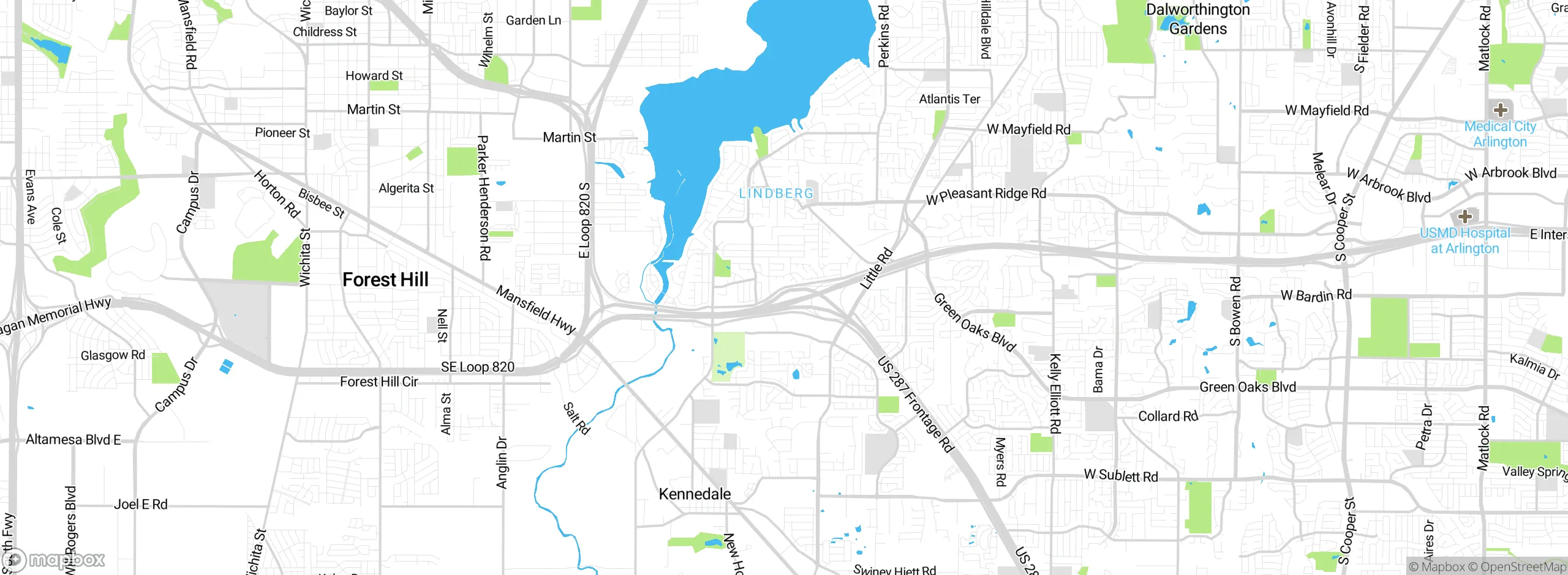 Map showing approximate location