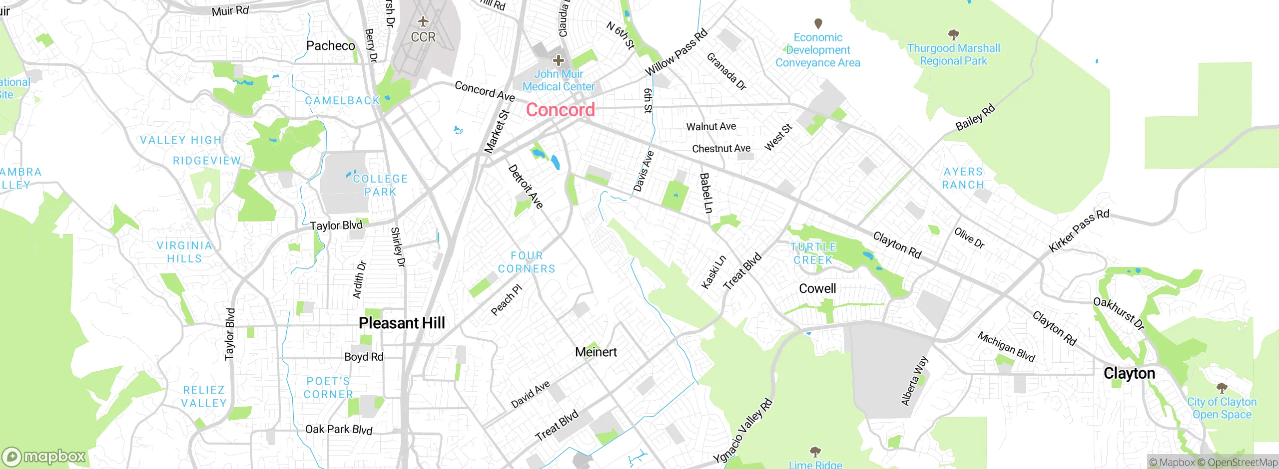 Map showing approximate location
