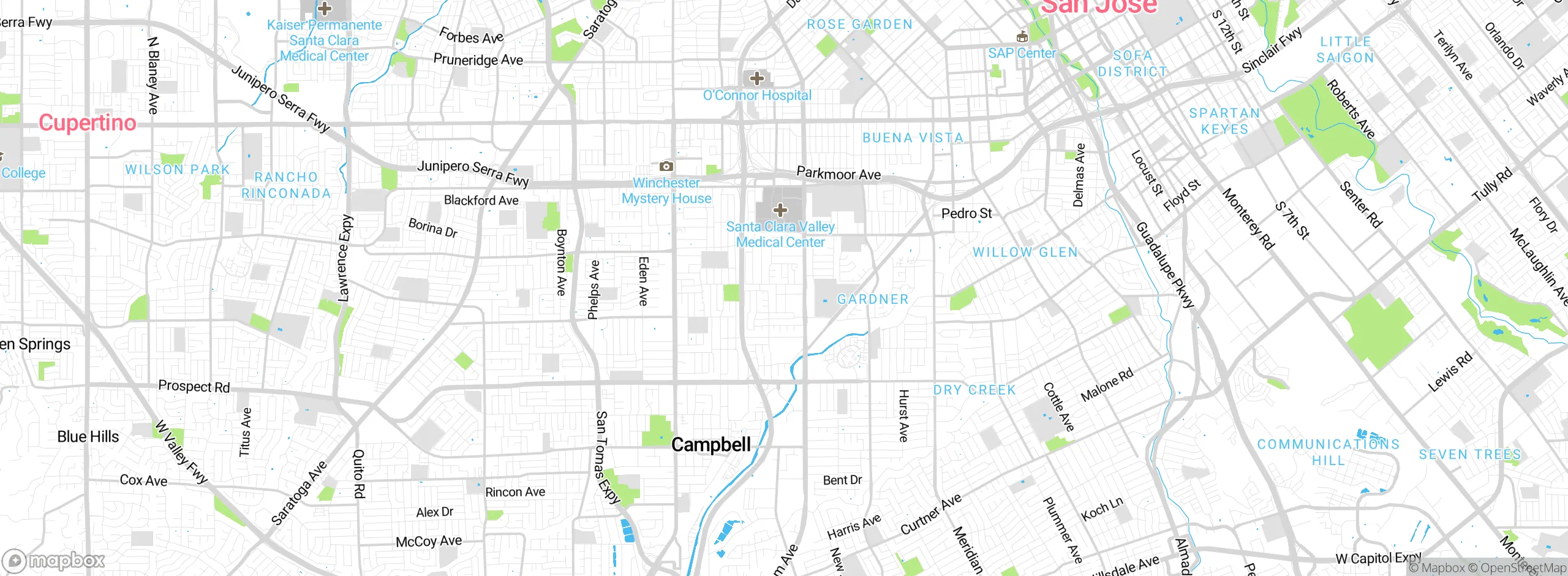 Map showing approximate location