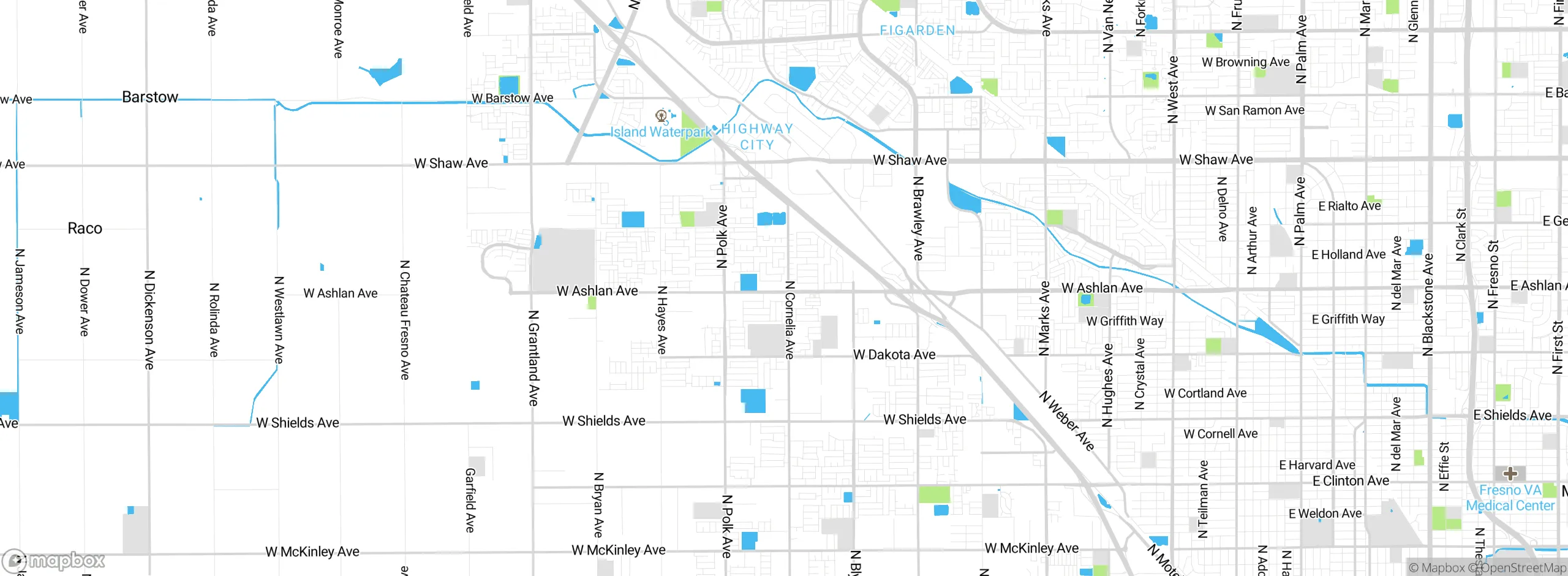Map showing approximate location