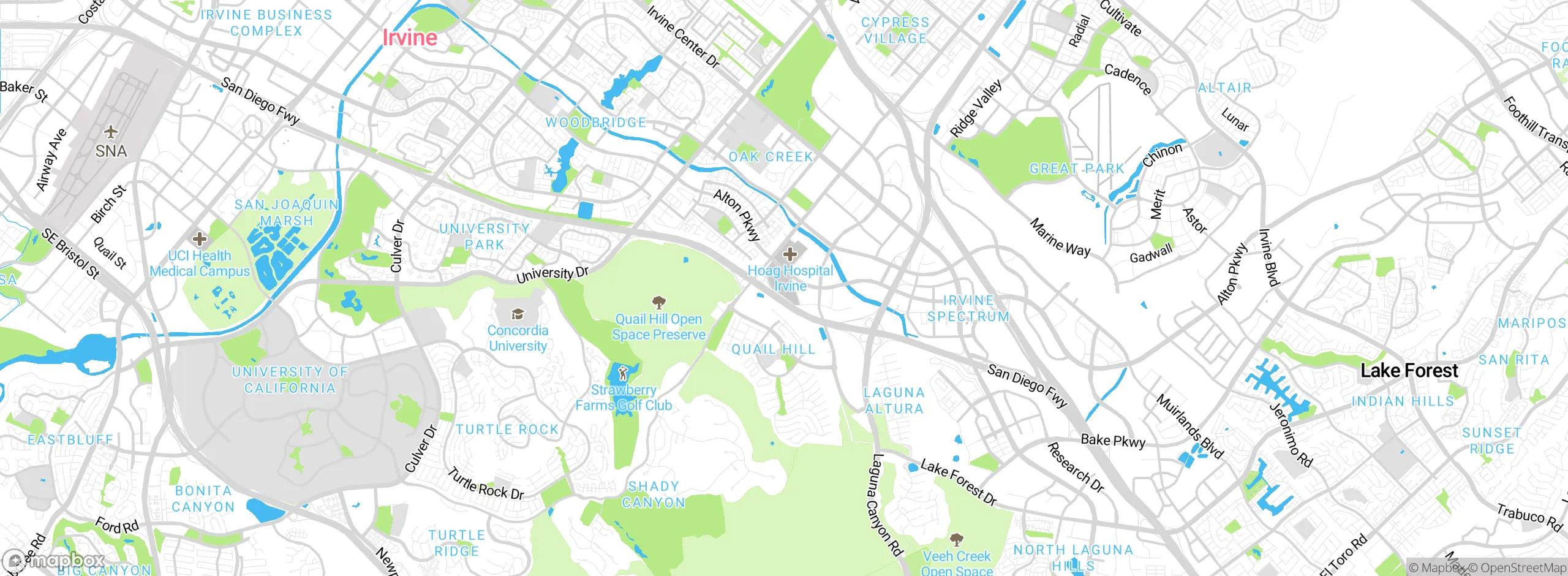 Map showing approximate location