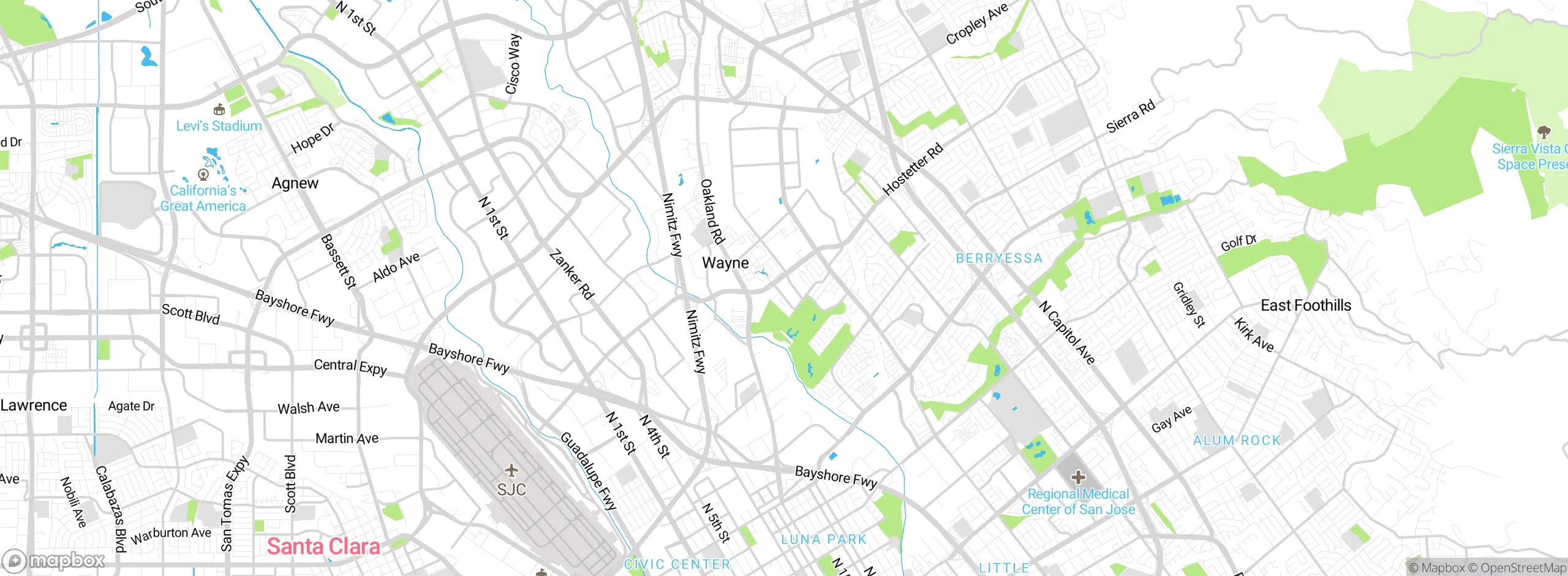 Map showing approximate location