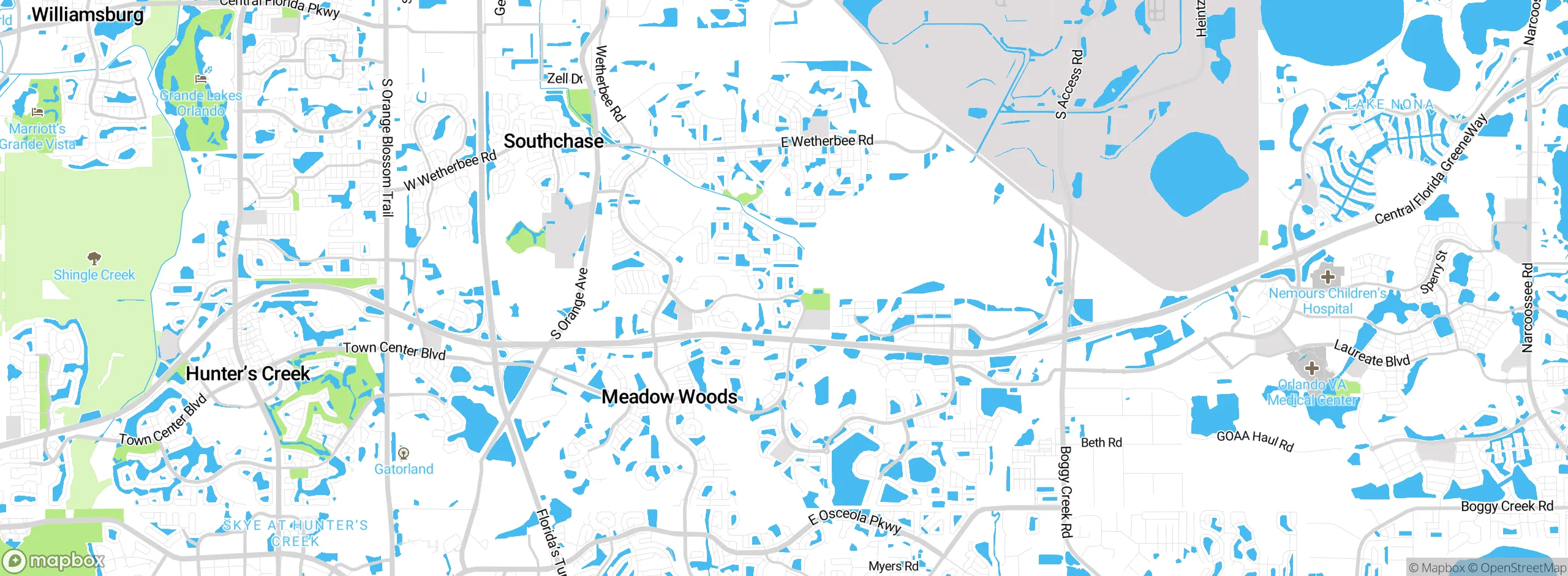 Map showing approximate location
