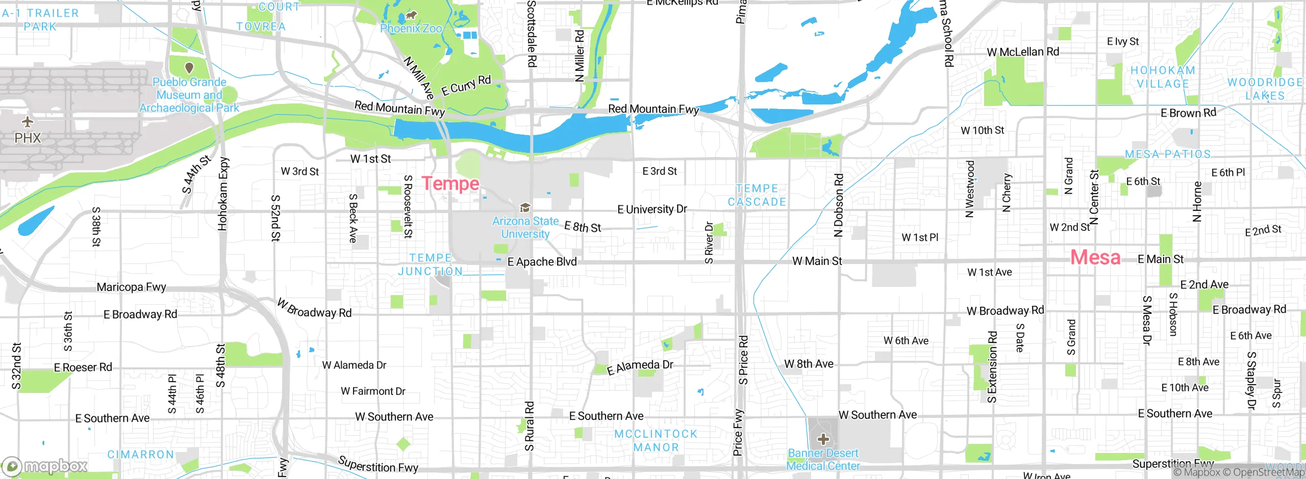 Map showing approximate location