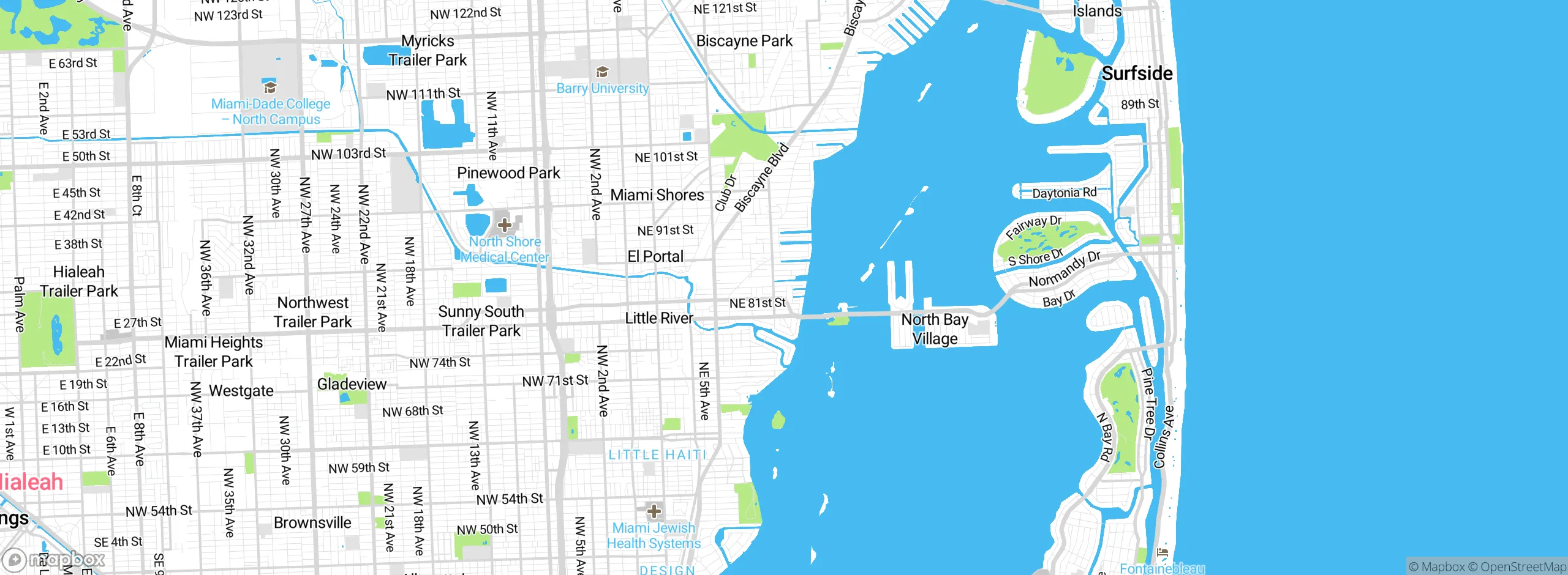 Map showing approximate location