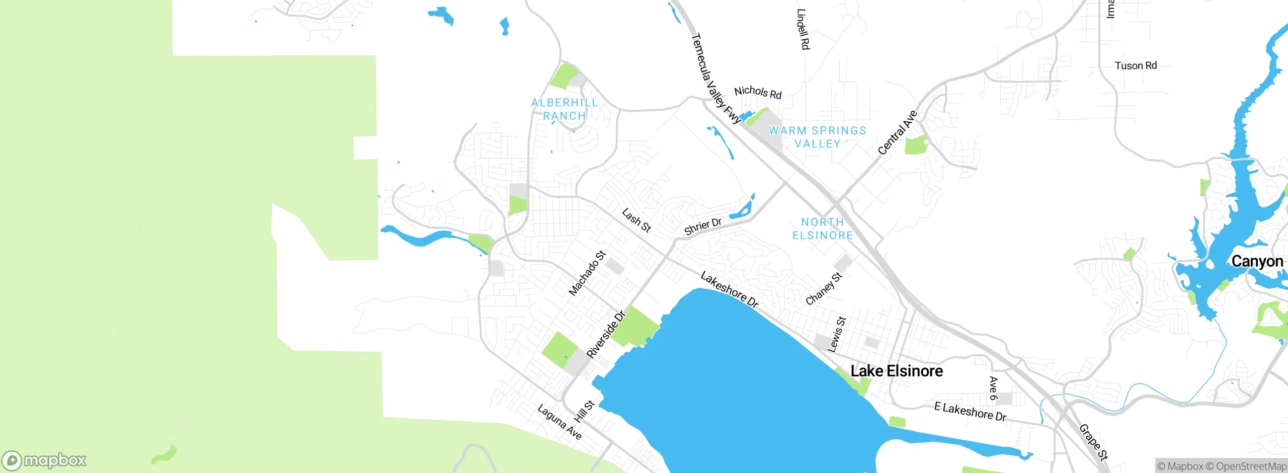 Map showing approximate location