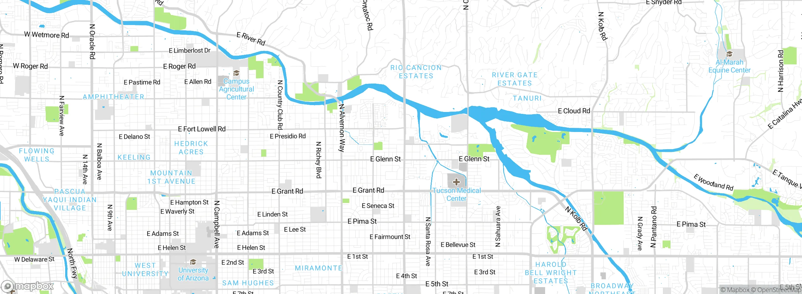 Map showing approximate location