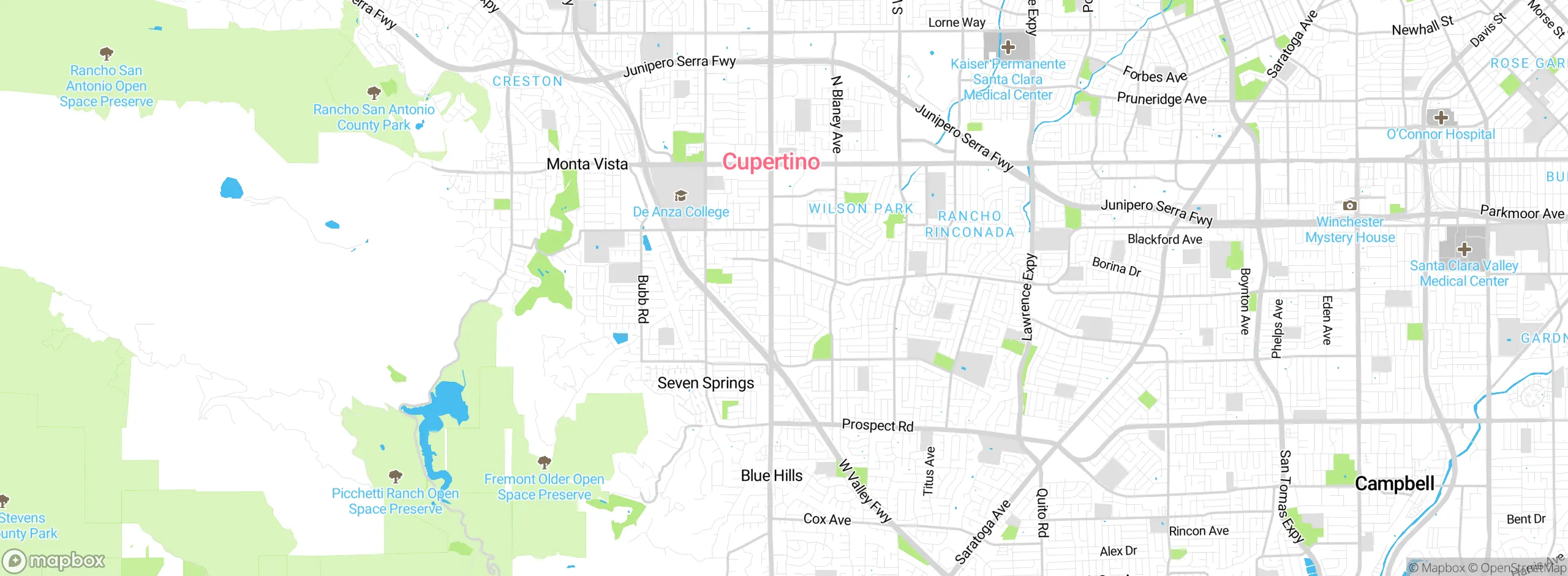 Map showing approximate location