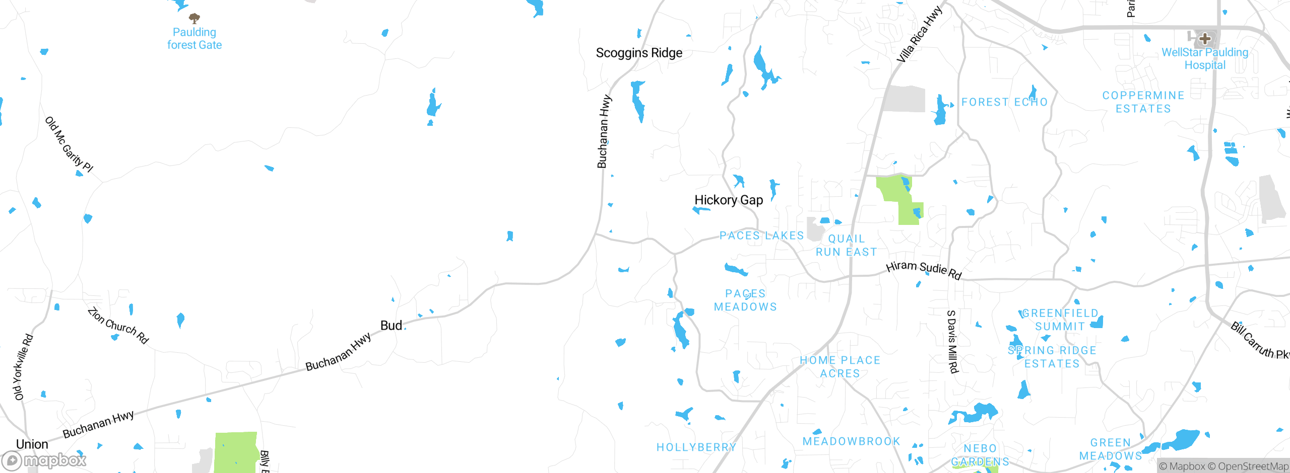 Map showing approximate location