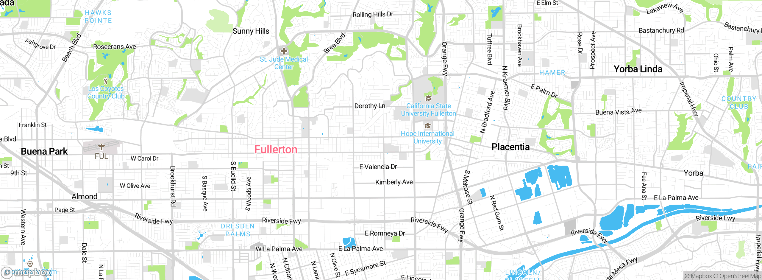 Map showing approximate location