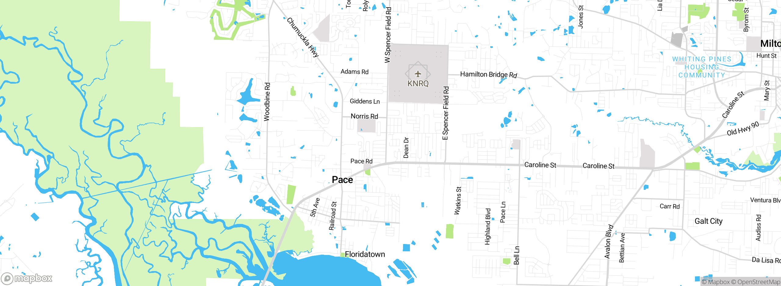 Map showing approximate location