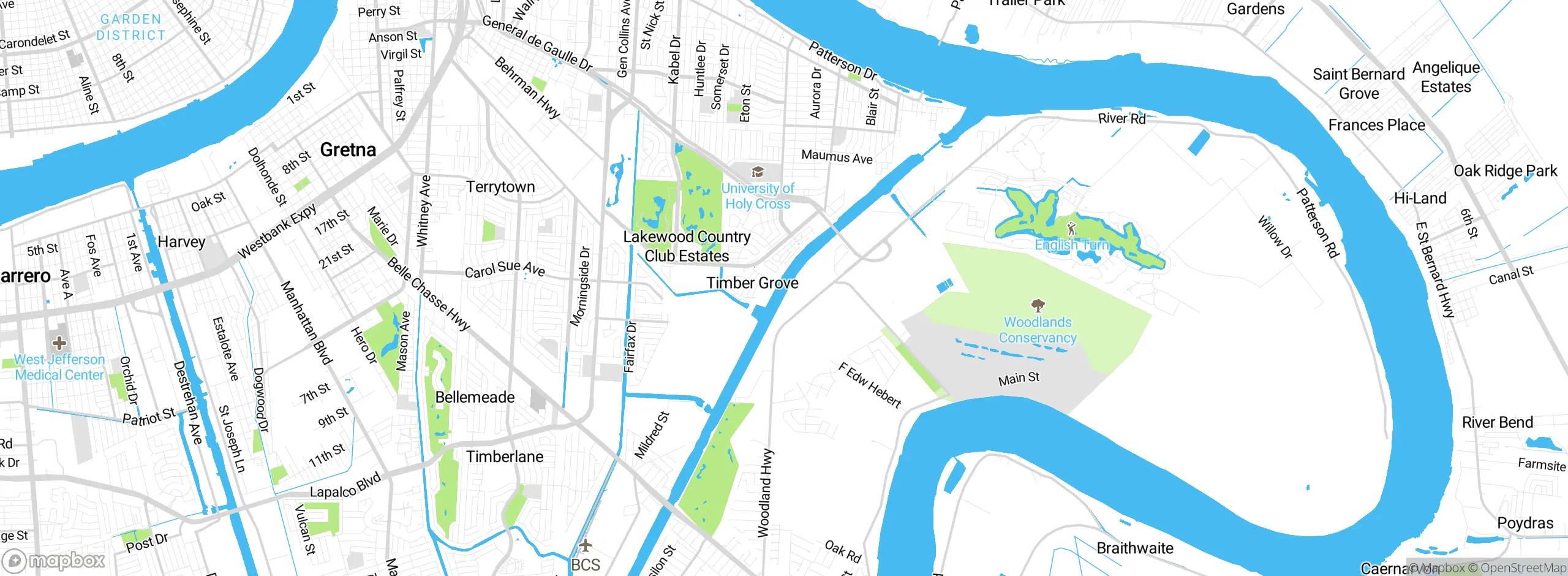 Map showing approximate location