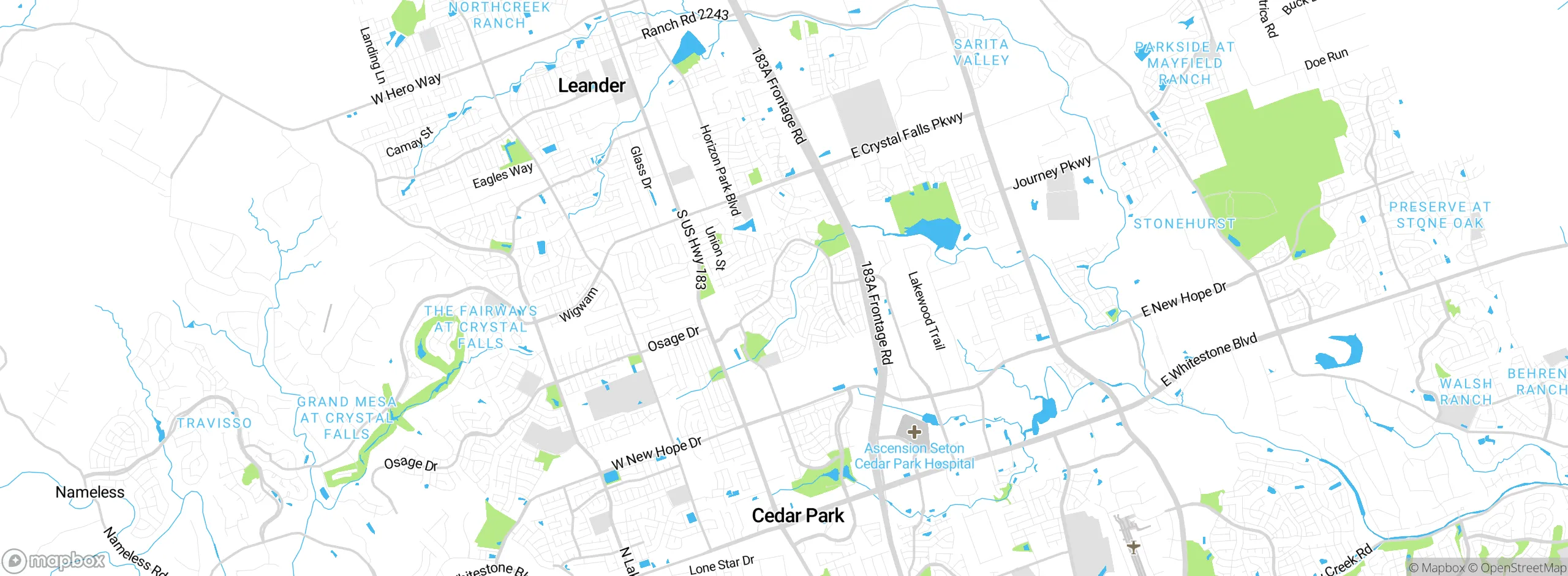 Map showing approximate location
