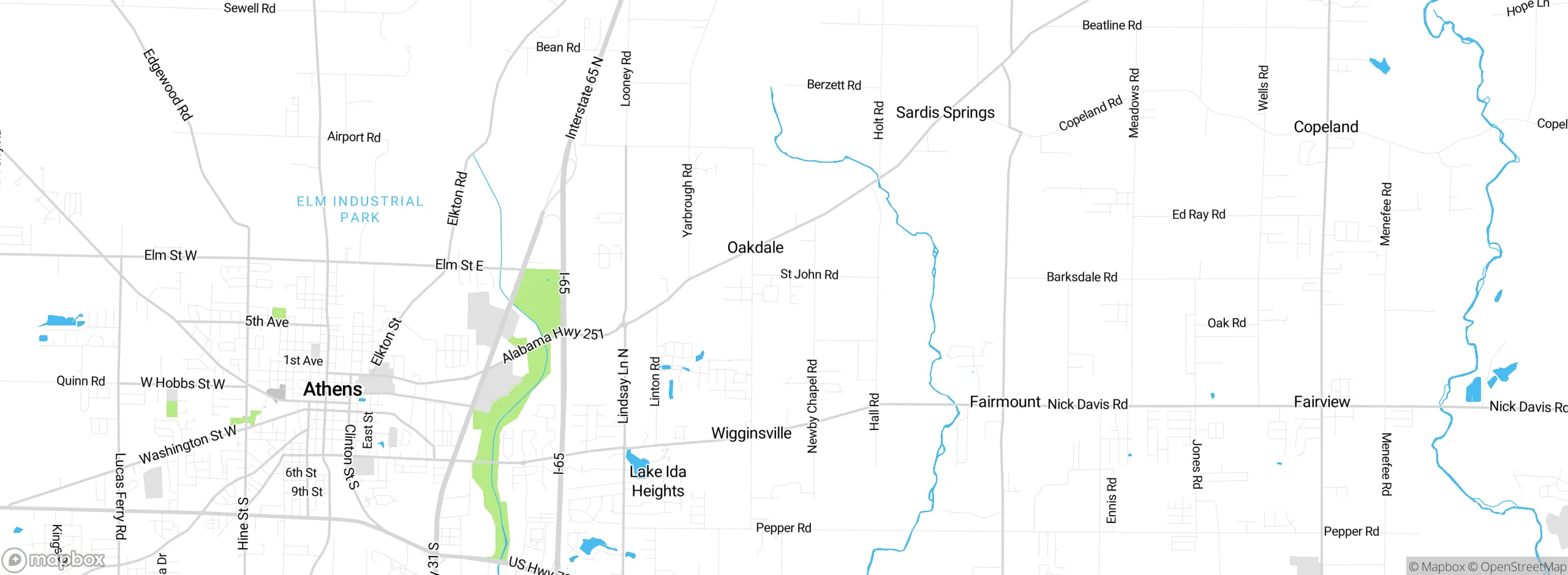 Map showing approximate location