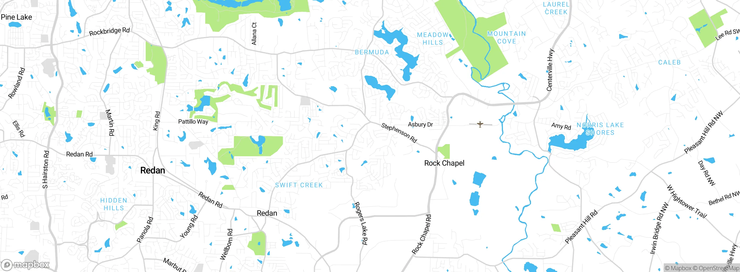 Map showing approximate location