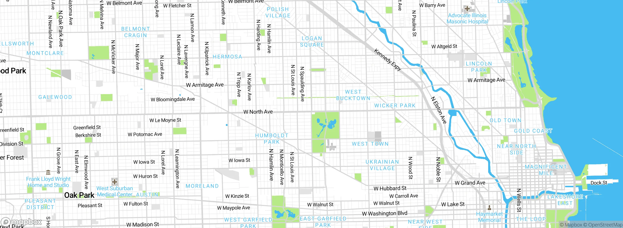 Map showing approximate location