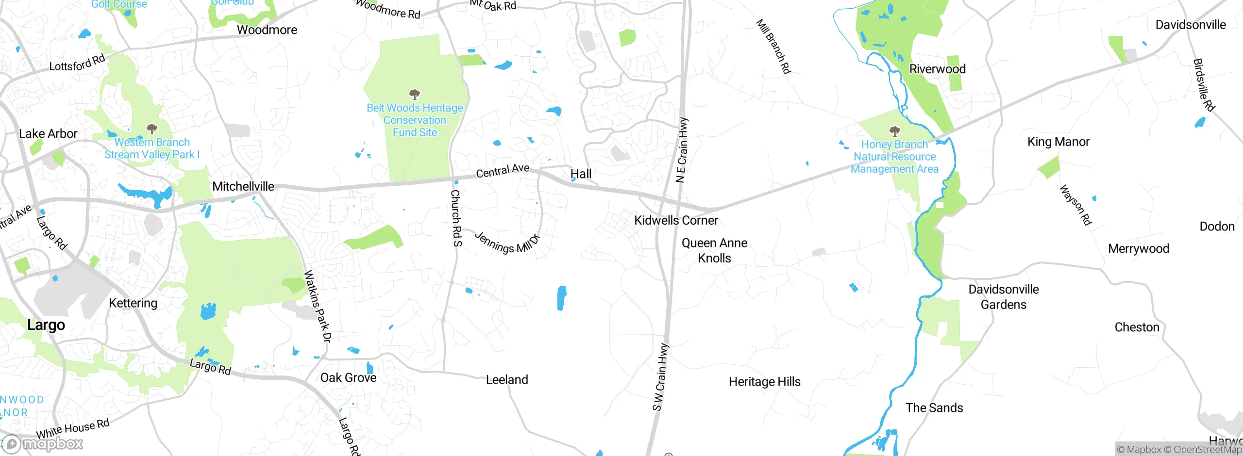 Map showing approximate location