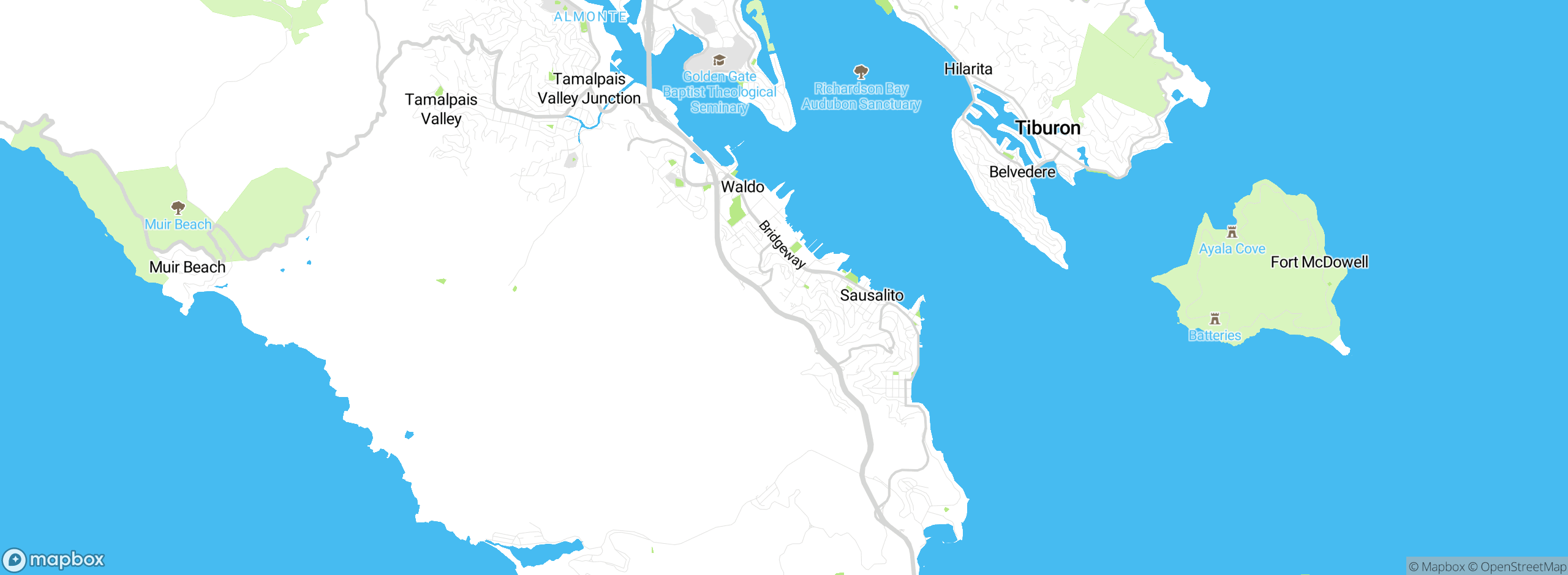 Map showing approximate location