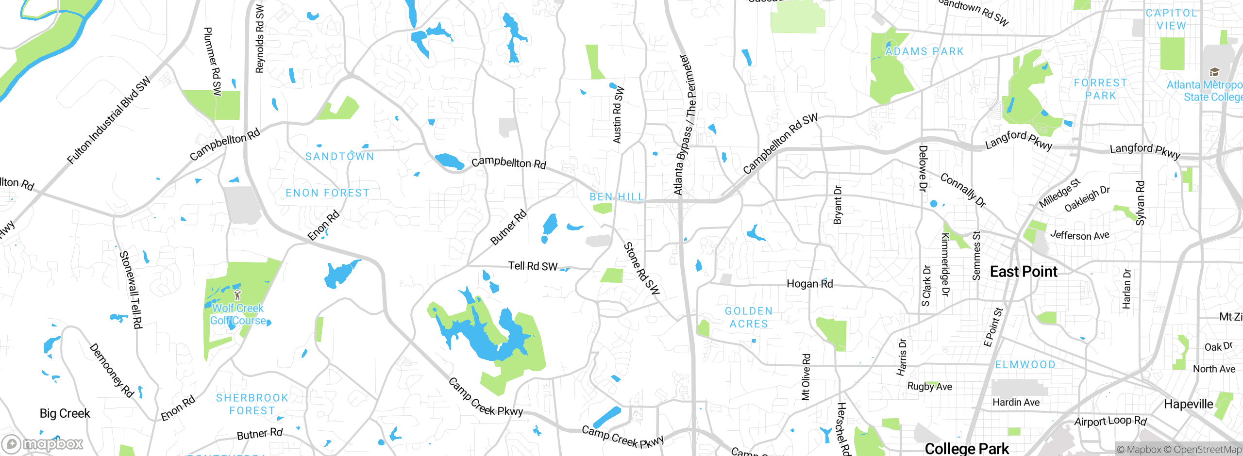 Map showing approximate location