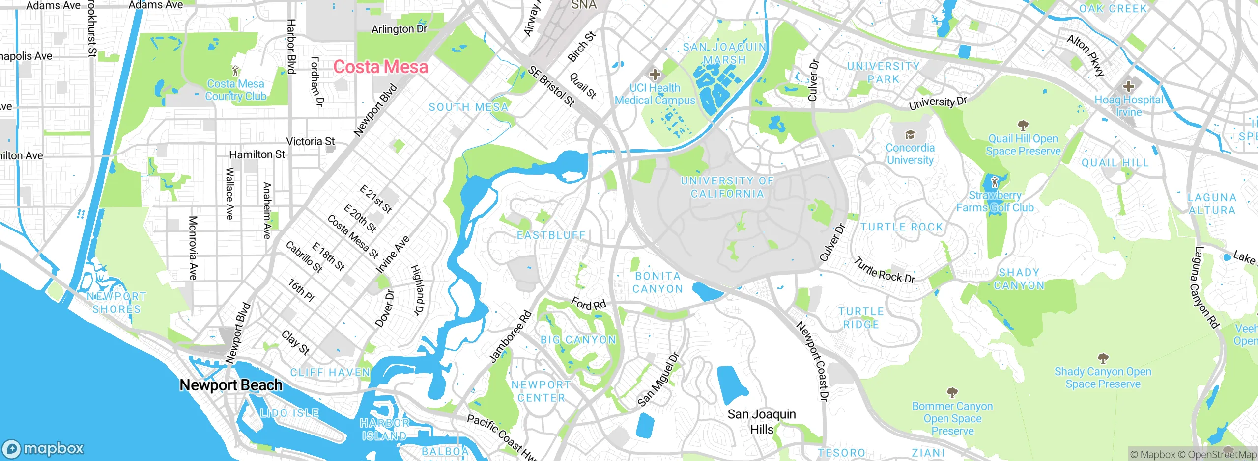 Map showing approximate location
