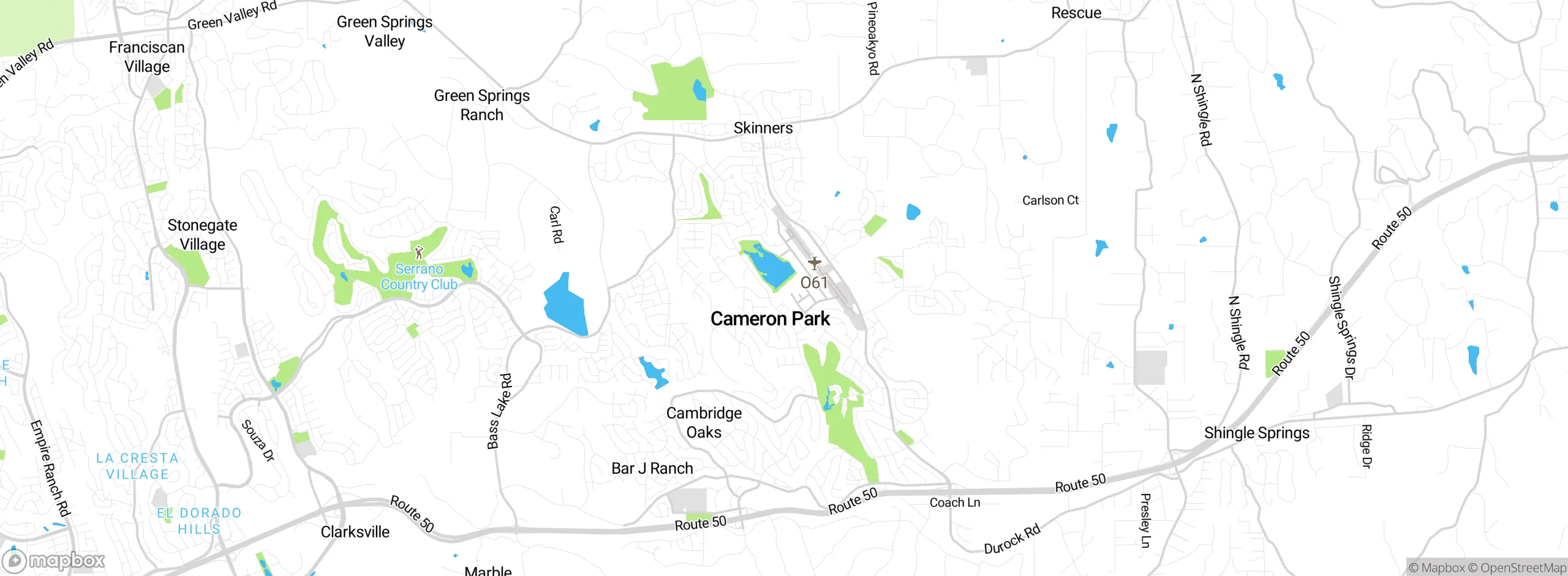 Map showing approximate location