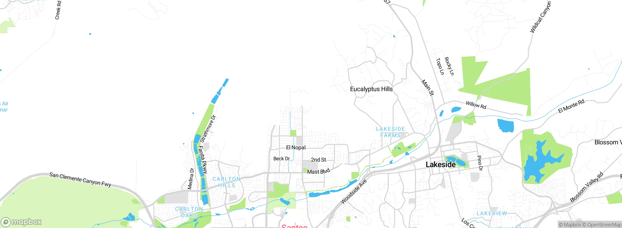 Map showing approximate location