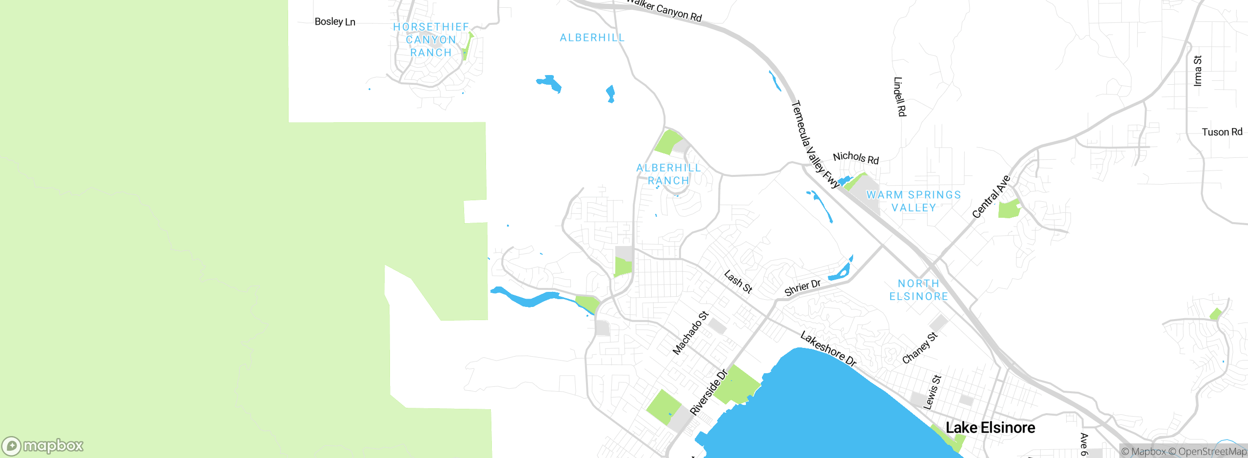 Map showing approximate location