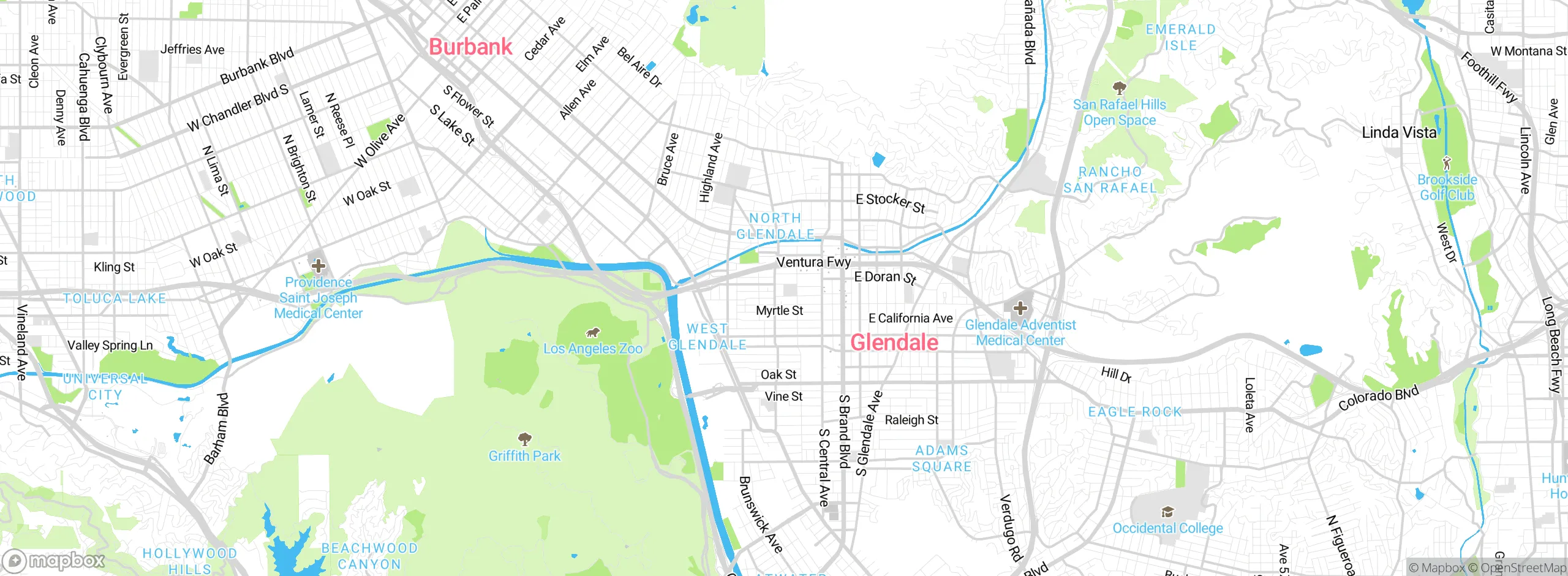 Map showing approximate location